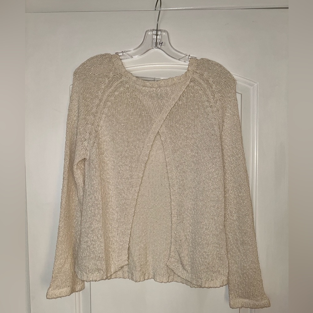 ARITZIA TALULA OPEN BACK KNIT SWEATER